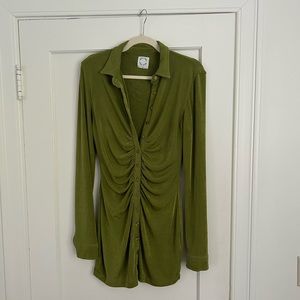 With Jean Green Dress